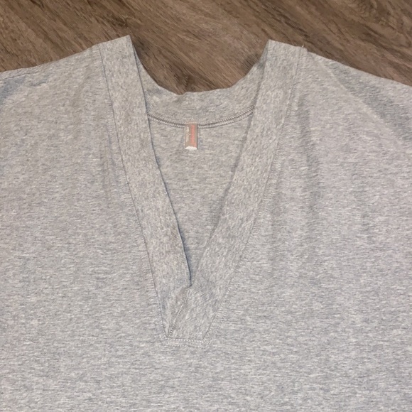 Free People Movement V-Neck Oversized Sweatshirt - Picture 3 of 4